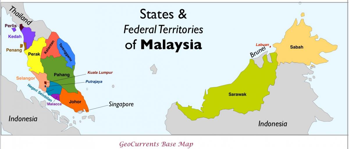малезија слободни мапа