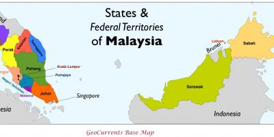 Малезија слободни мапа
