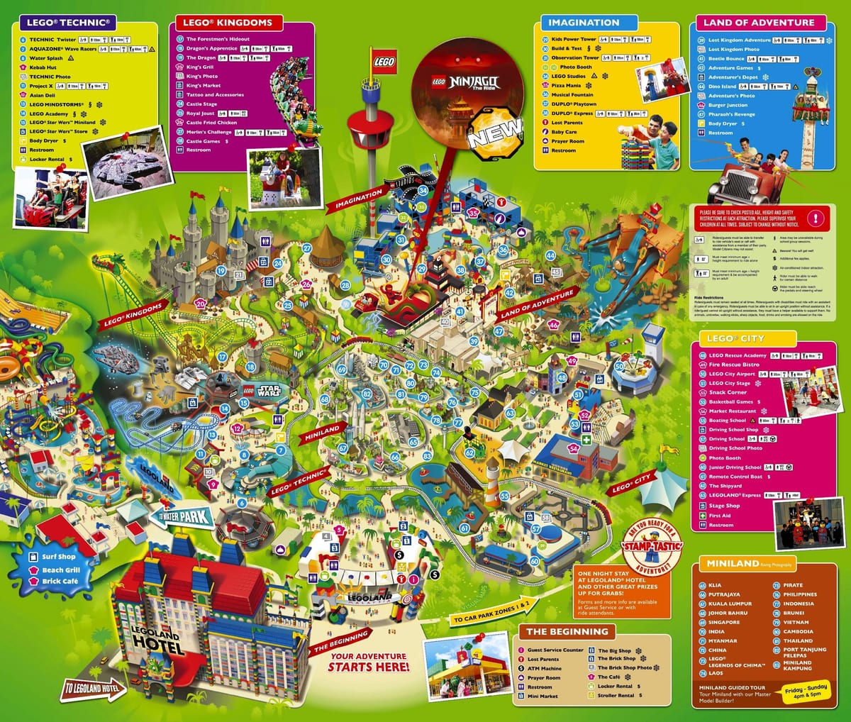 карта на legoland малезија