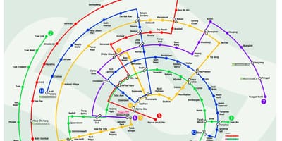 Мрт линија мапата малезија