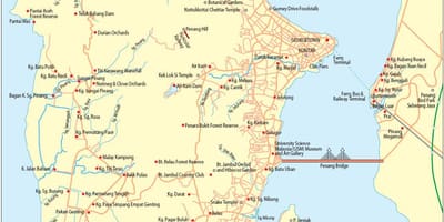 Мапата pulau pinang малезија